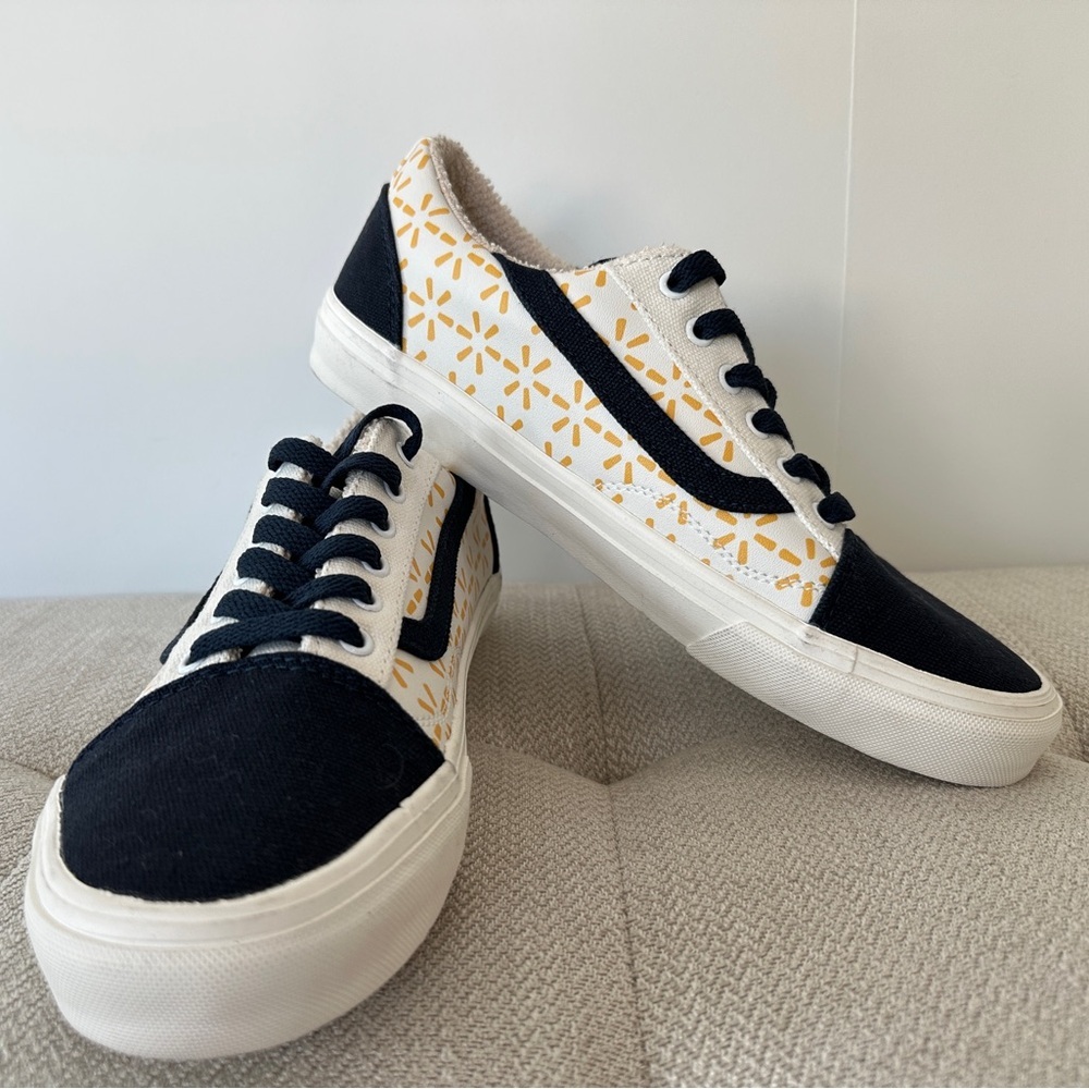 Walmart Yellow Logo Shoes Sneaker Flat Bottom Walmart Brand Unisex